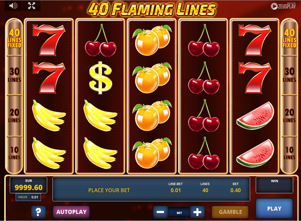 40 Flaming Lines Slot