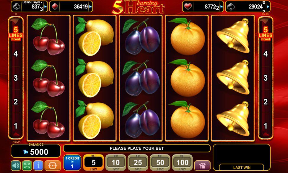 5 Burning Heart Slot