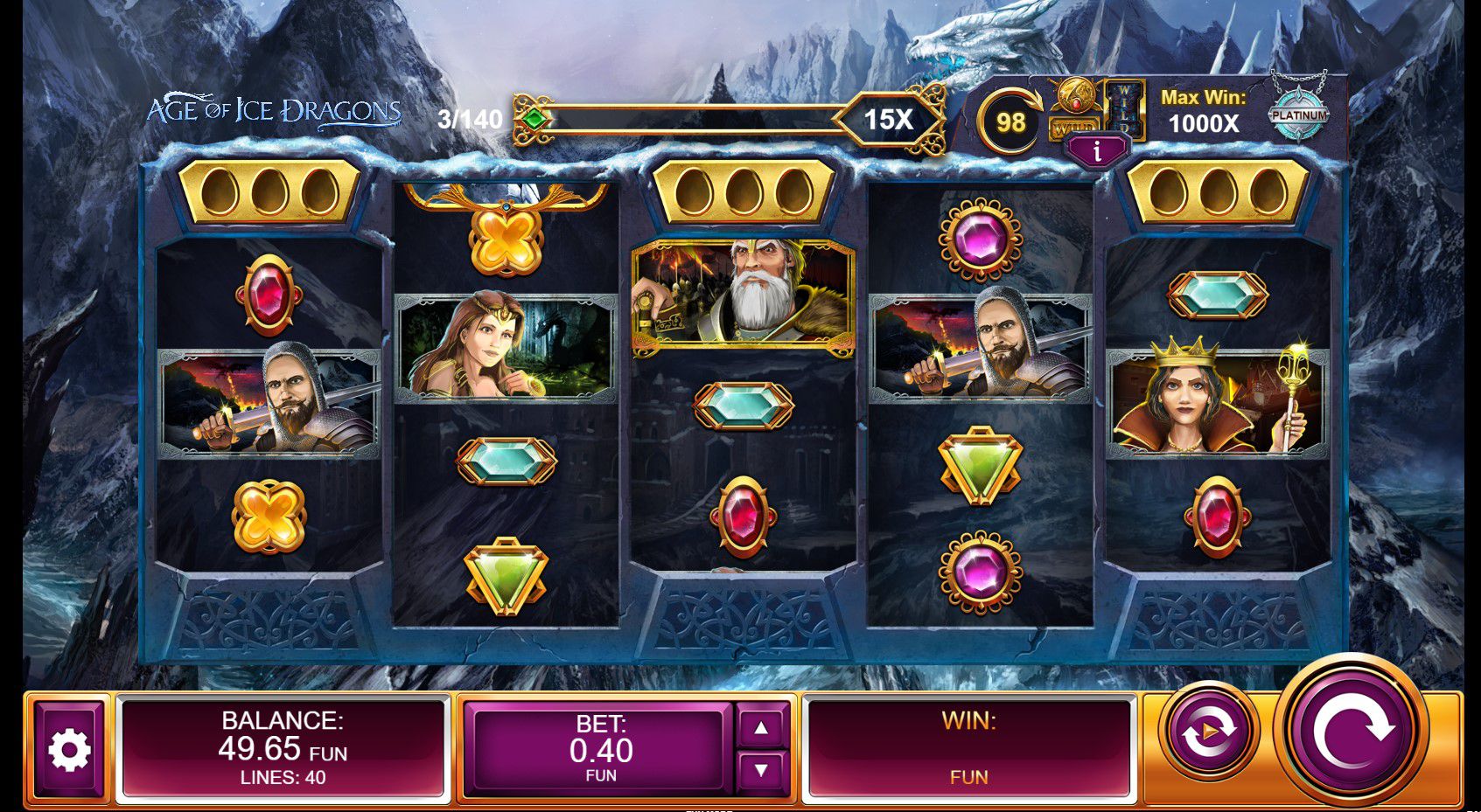 Age of Ice Dragons Slot