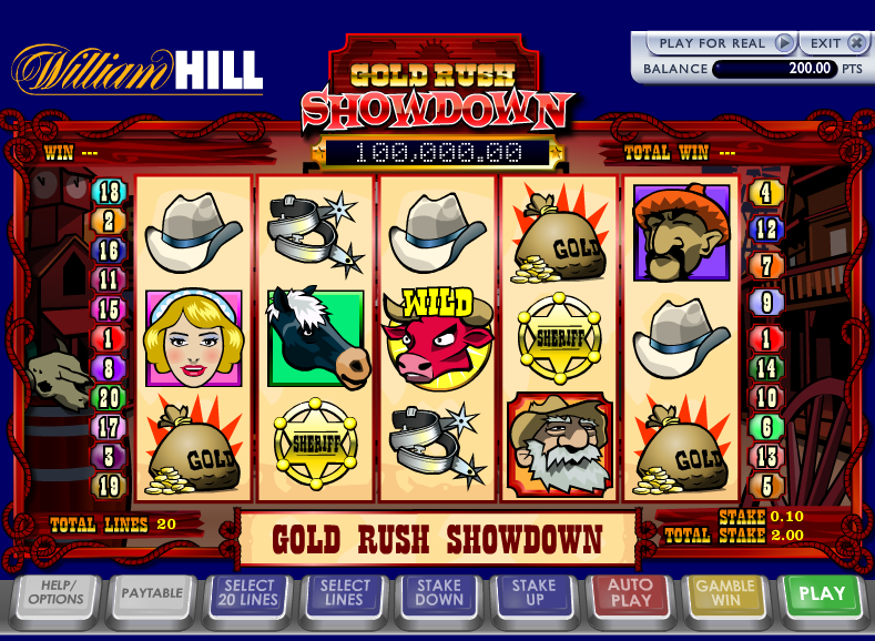 Gold Rush Showdown Slot