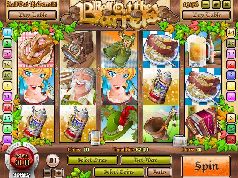 Roll Out the Barrels Slot