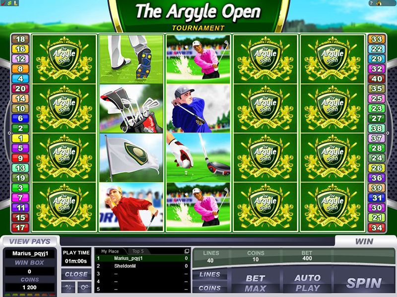 The Argyle Open Tournament Slot