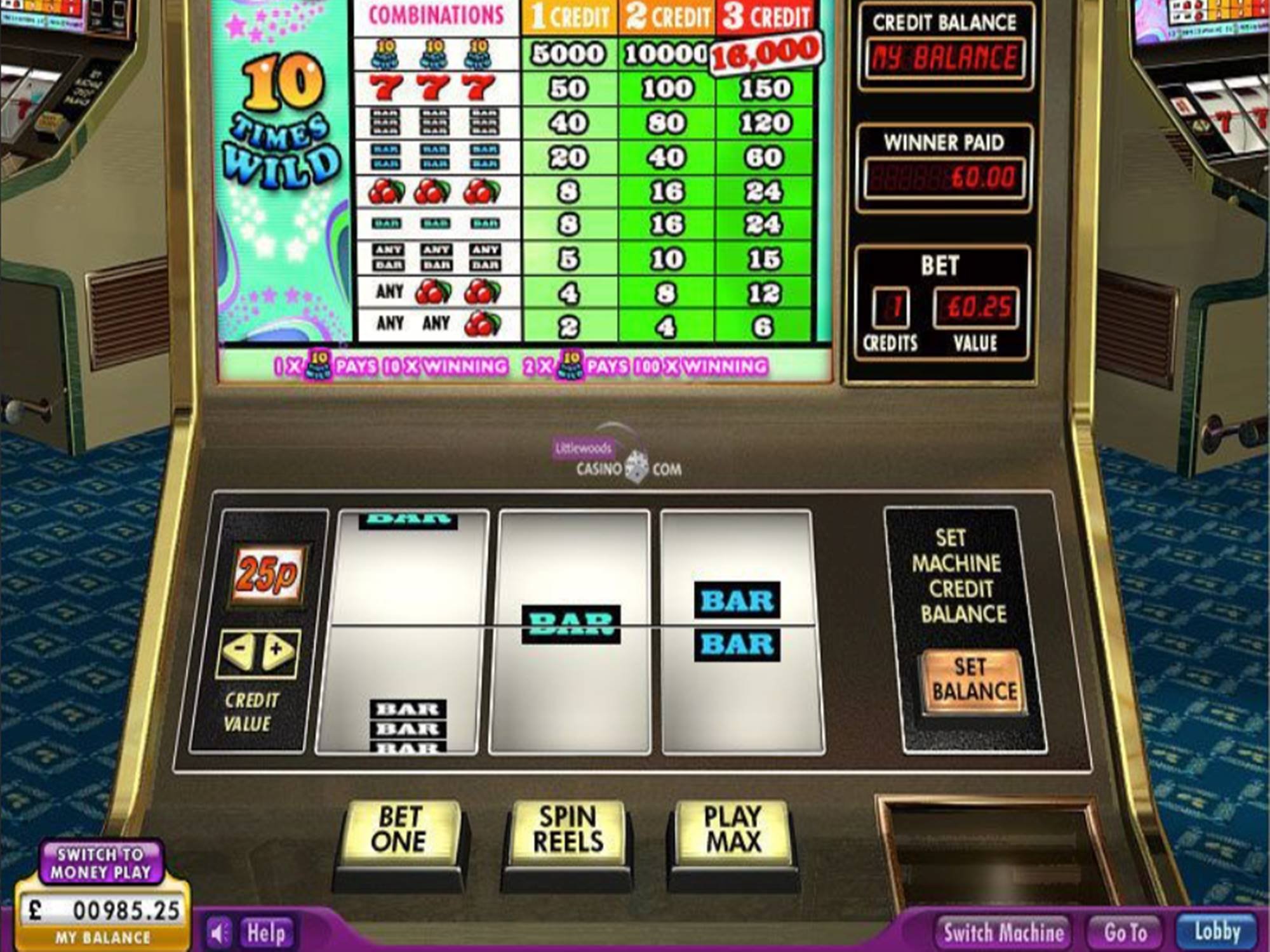 10 Times Wild Slot