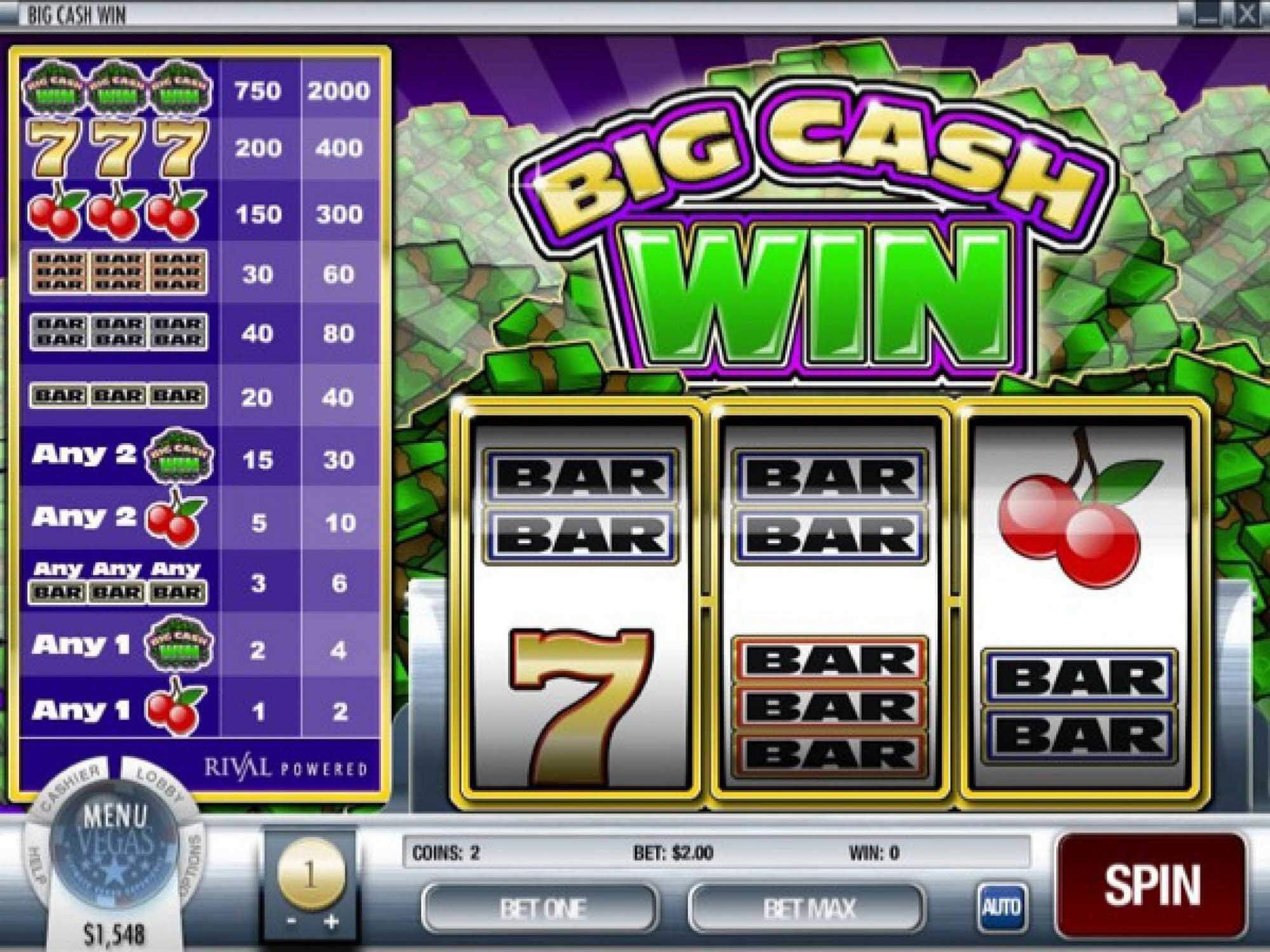Big Cash Win Slot