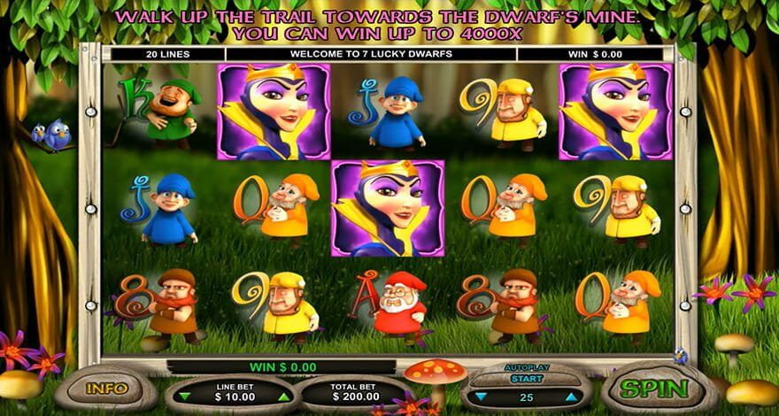 7 Dwarf`s Diamonds Slot