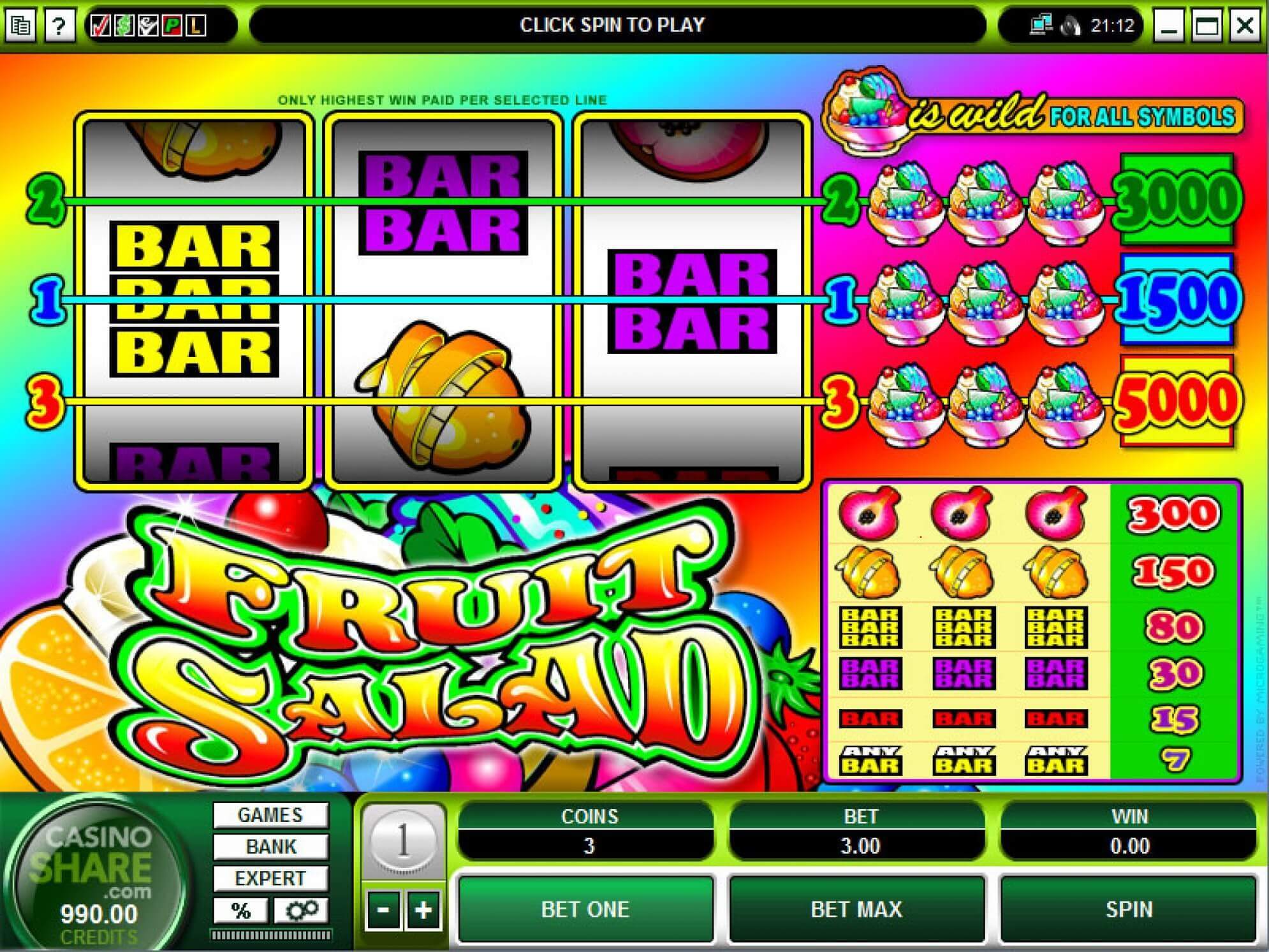 Fruit Salad Jackpot Slot