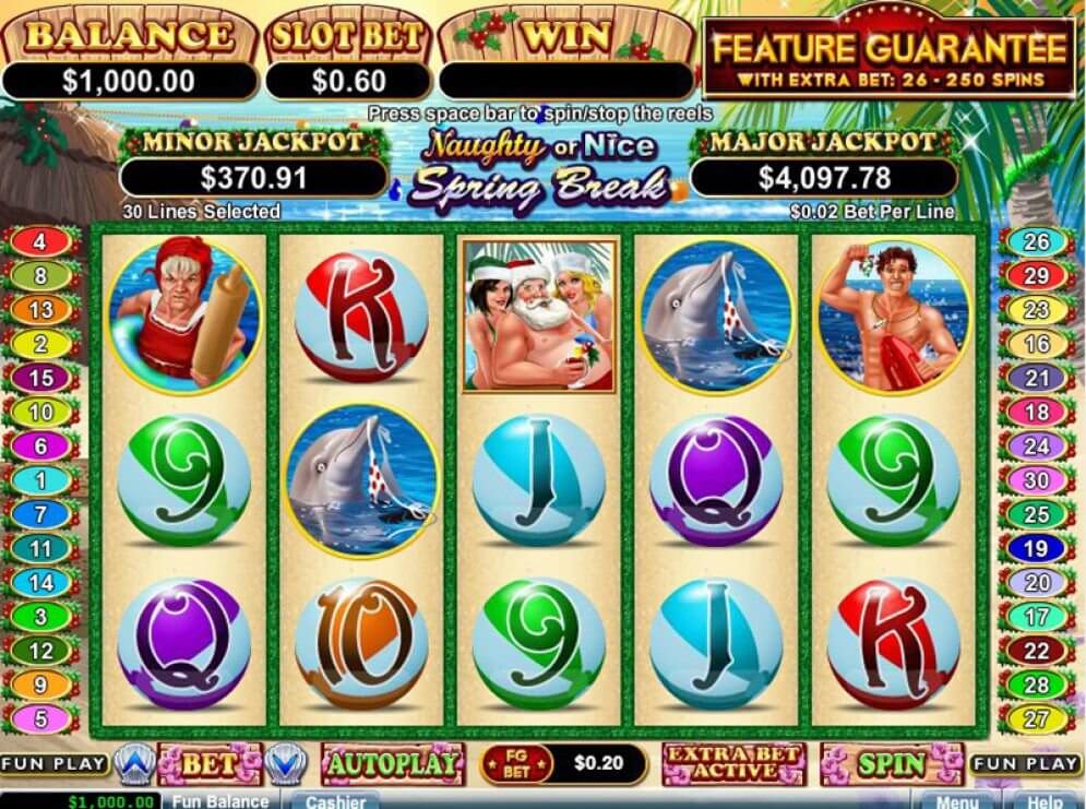 Naughty Or Nice Spring Break Slot