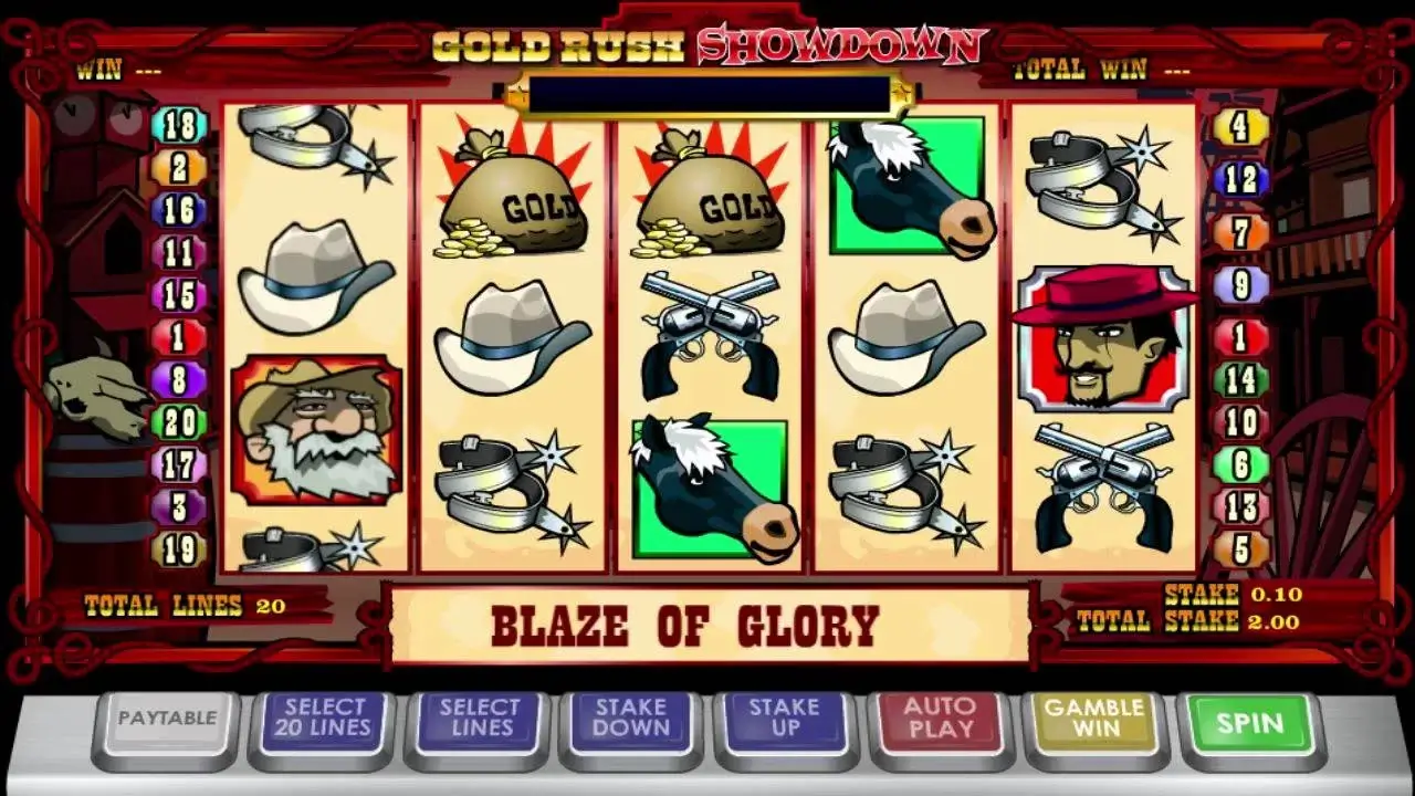 Gold Rush Showdown Slot